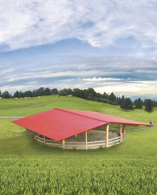 Roundpen aus Holz bauen