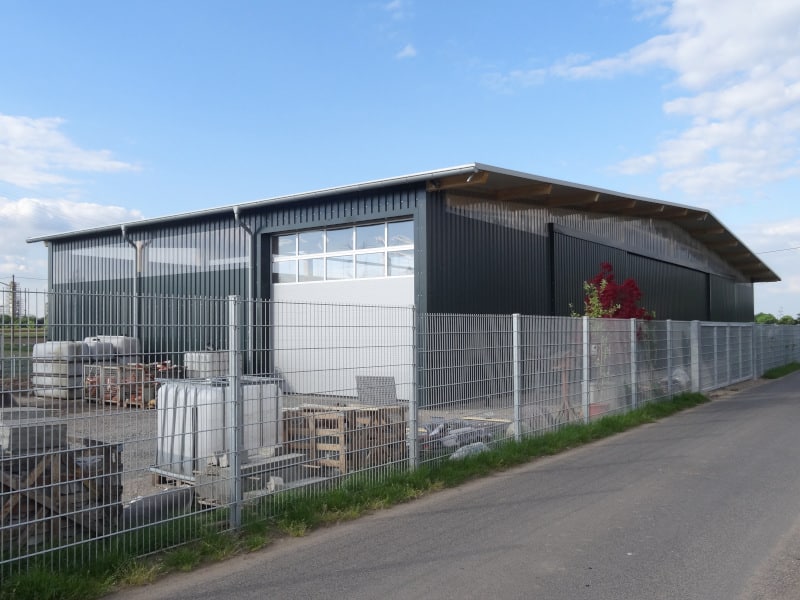 Industriehalle aus Holz bauen