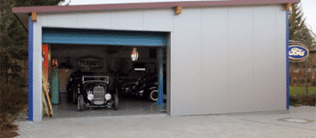 Oldtimer-Hallen bauen